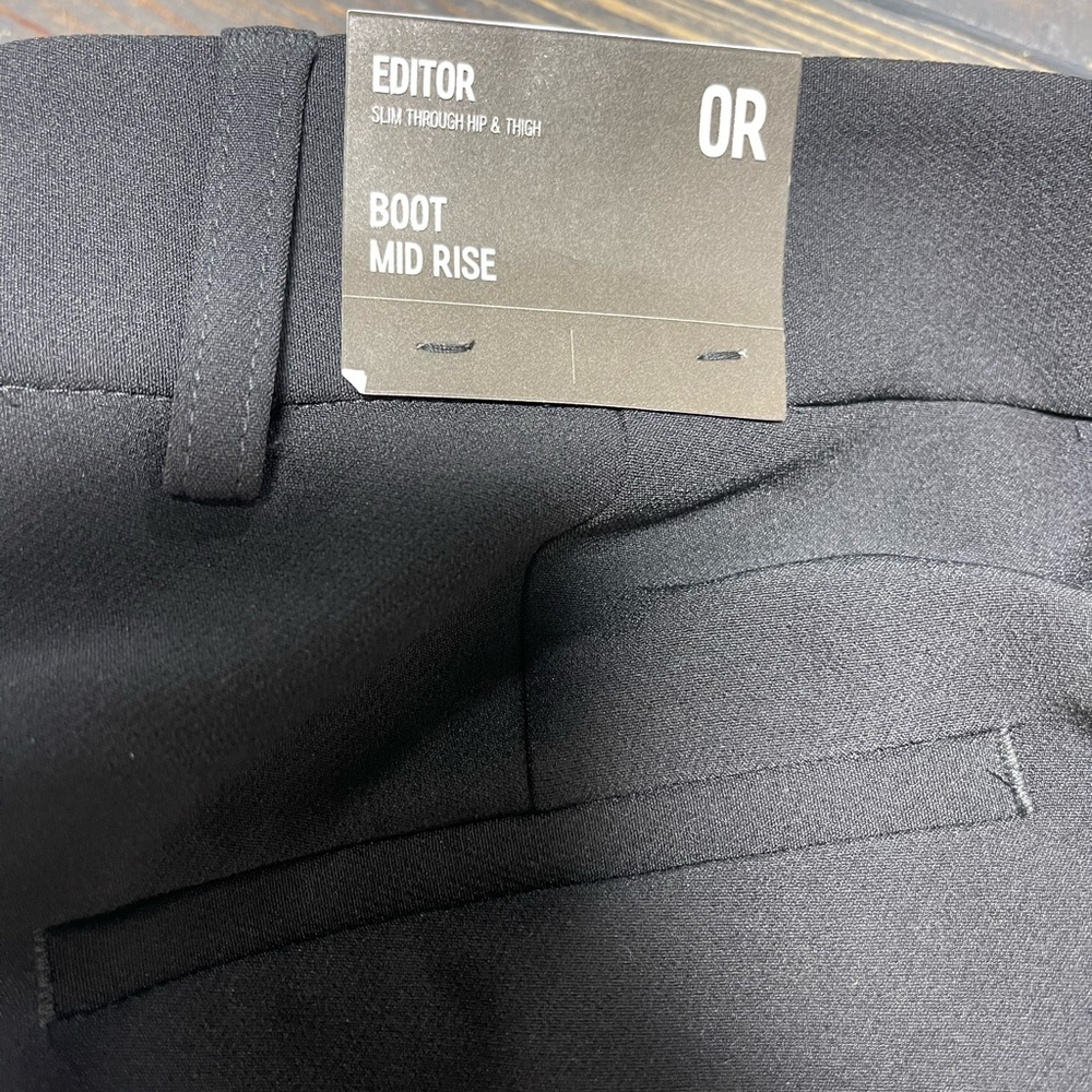 Express Editor Boot Mid Ris Pants - image 3